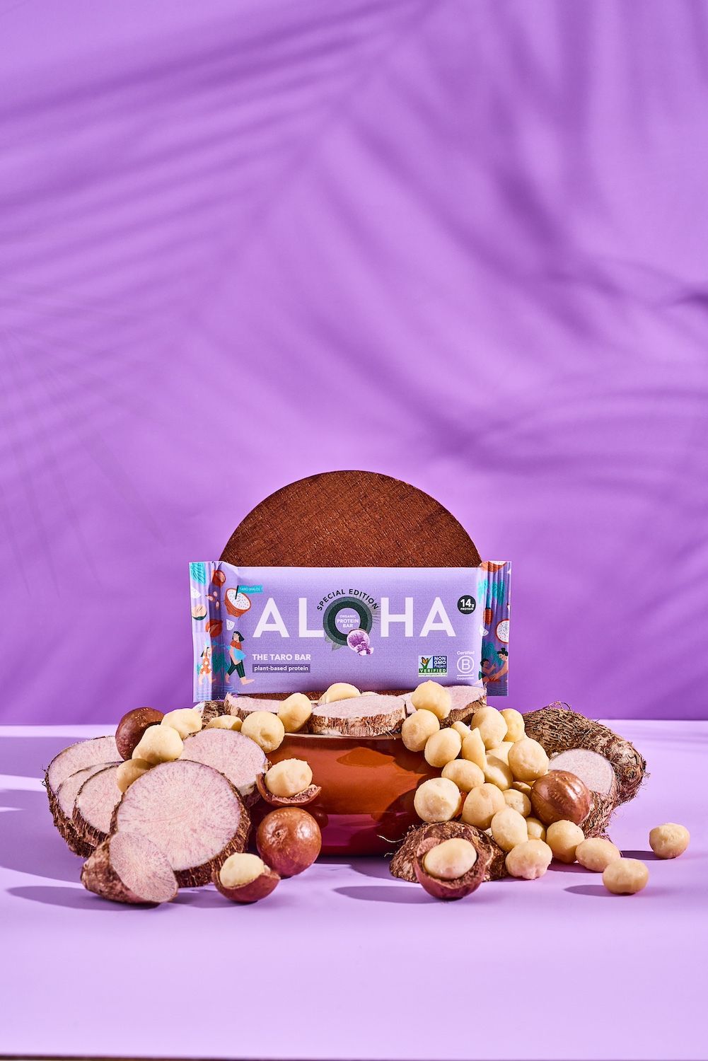 Aloha's taro bar.